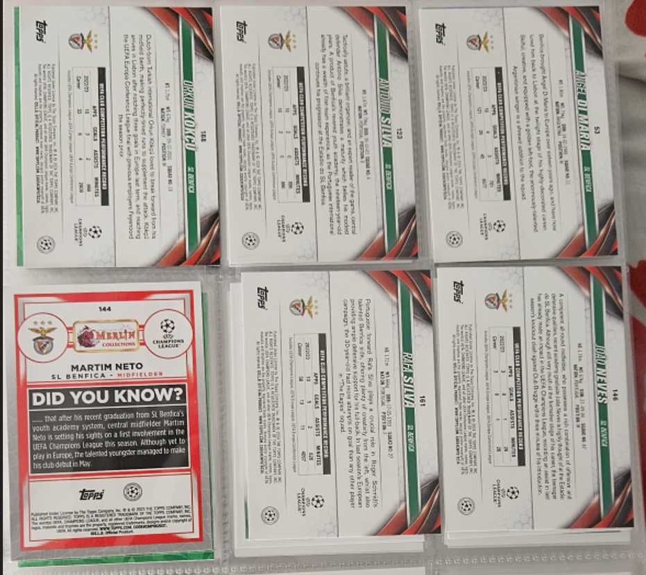 SL Benfica Topps UCL