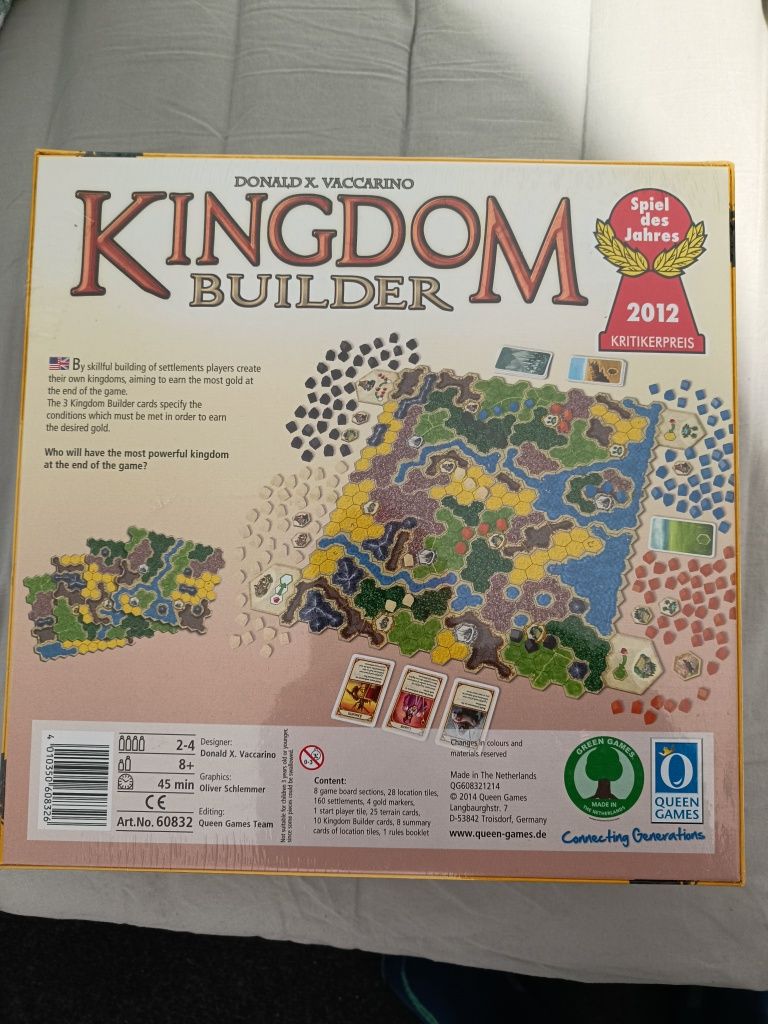 Kingdom buildier królestwo w budowie ENG gra planszowa NOWAzafoliowana