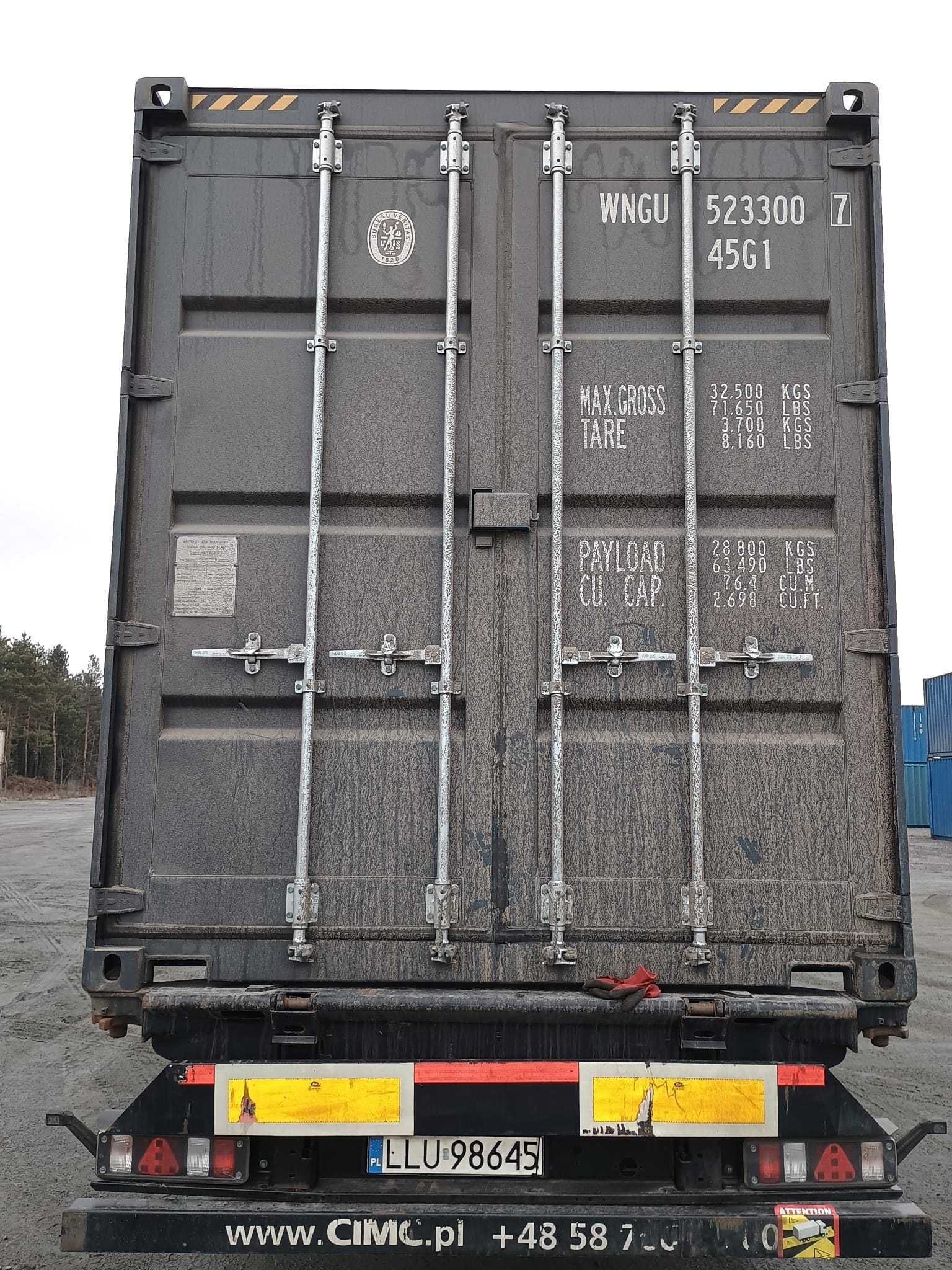 Kontener morski magazynowy 40 HC 12 metrowy, NOWY!2025, tani transport