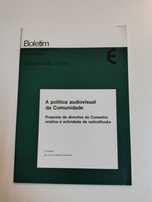 Boletim das Comunidades Europeias n° 5/86

A política audiovisual da C