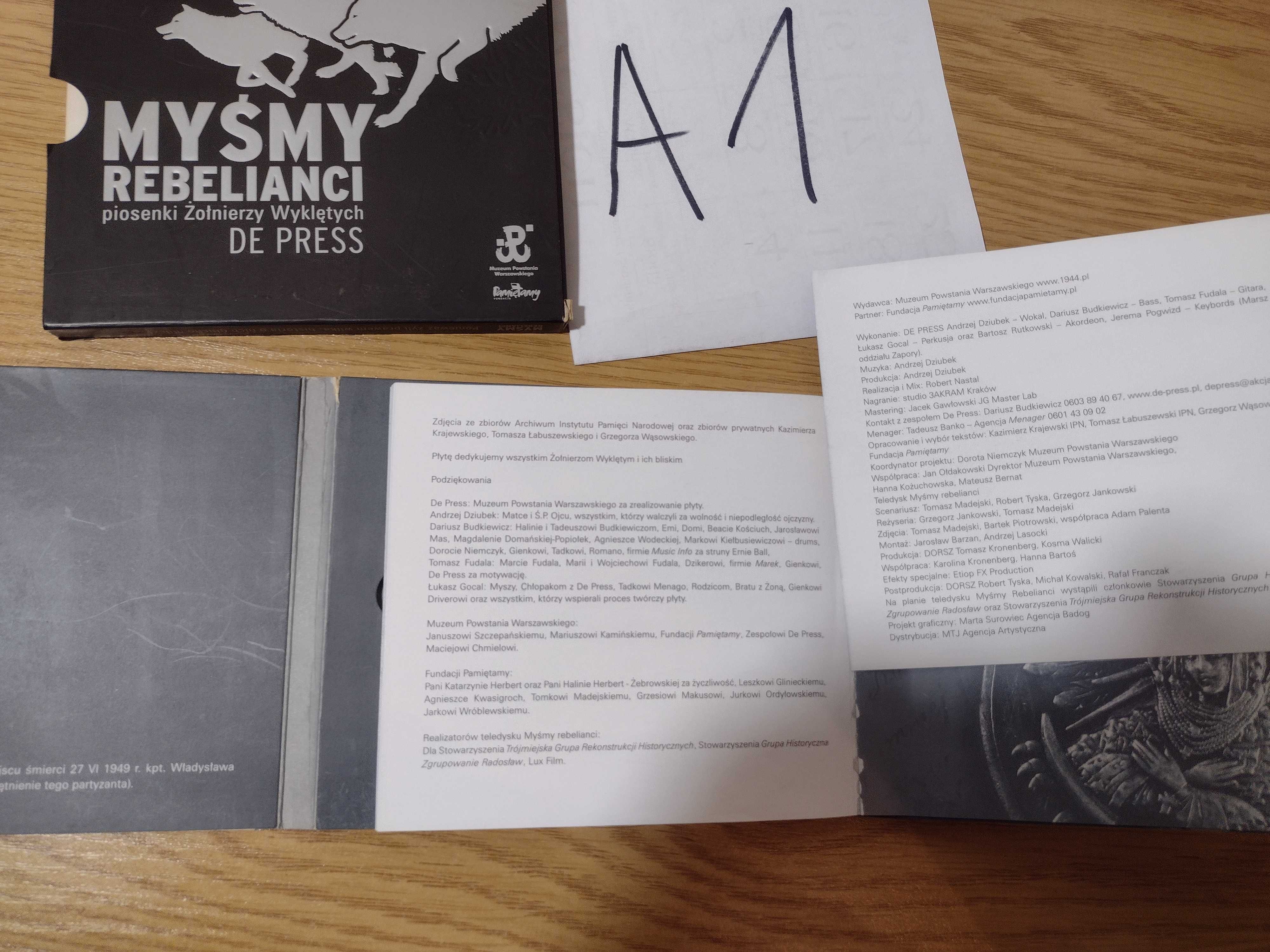CD De Press - Myśmy Rebelianci - Piosenki Żołnierzy Wyklętych