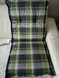 Poduszka na krzesło ogrodowe, balkonowe - z oparciem - 50 x 100 x 8 cm