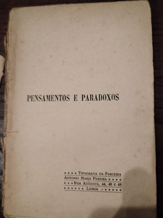 Pensamentos e Paradoxos