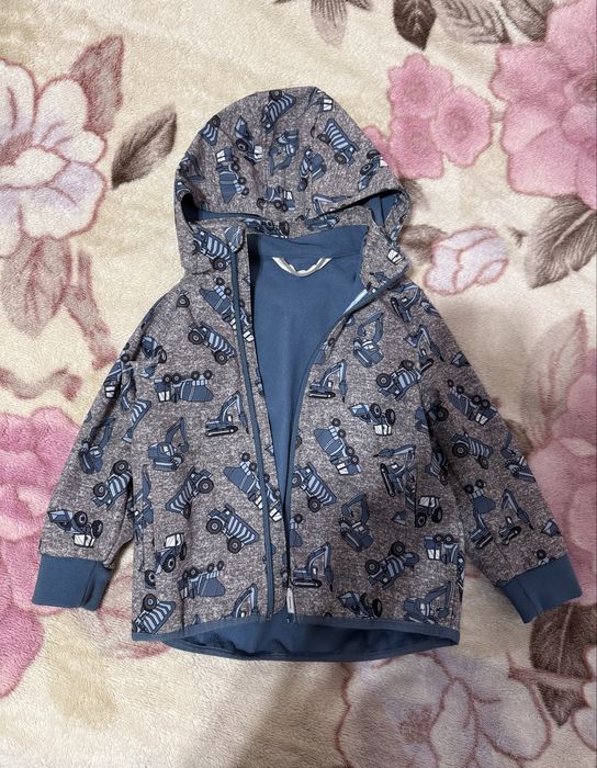 Куртка zara вітровка курточка термо на хлопчика 110 116 122 128 фліс