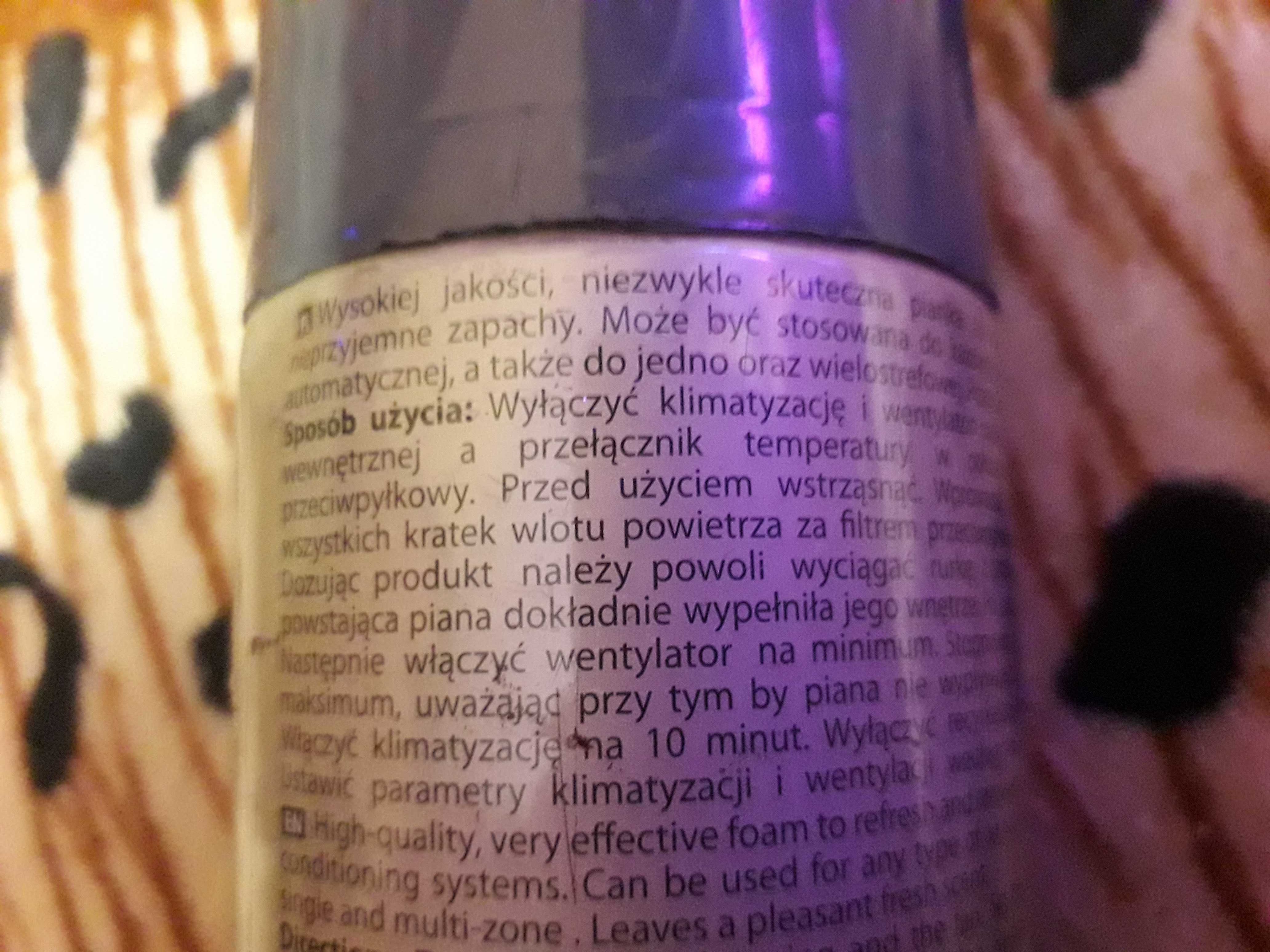 K2 klima kontrol odgrzybiacz do klimatyrzacji