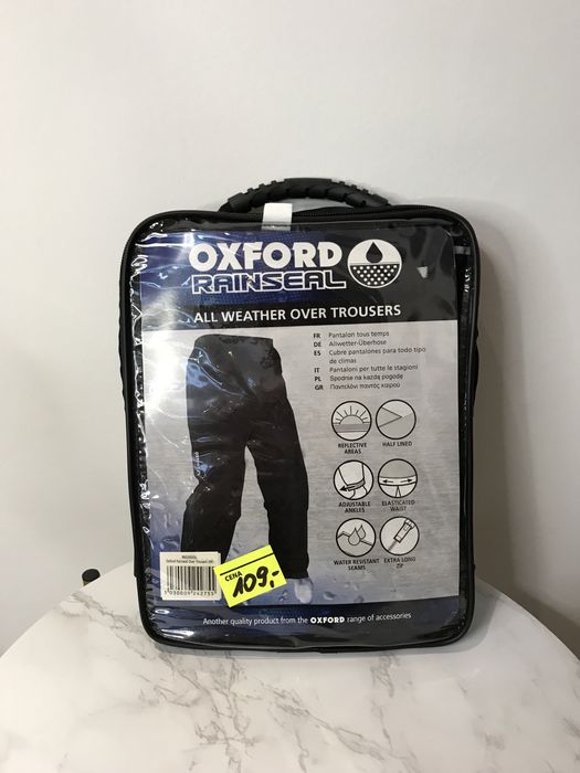 Spodnie 3XL Oxford Rain Seal Motocyklowe Przeciwdeszczowe Wpdoodporne