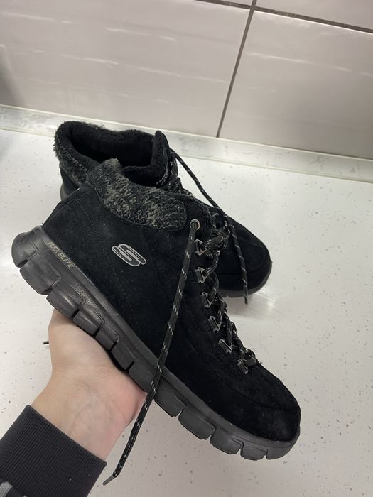 Черевики замшеві  жіночі Skechers Skechers ботінки 26 см 40 р
