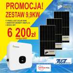 Zestaw 9,9 kW Panele fotowoltaiczne Panel 585W+Growatt Od ręki! Brutto