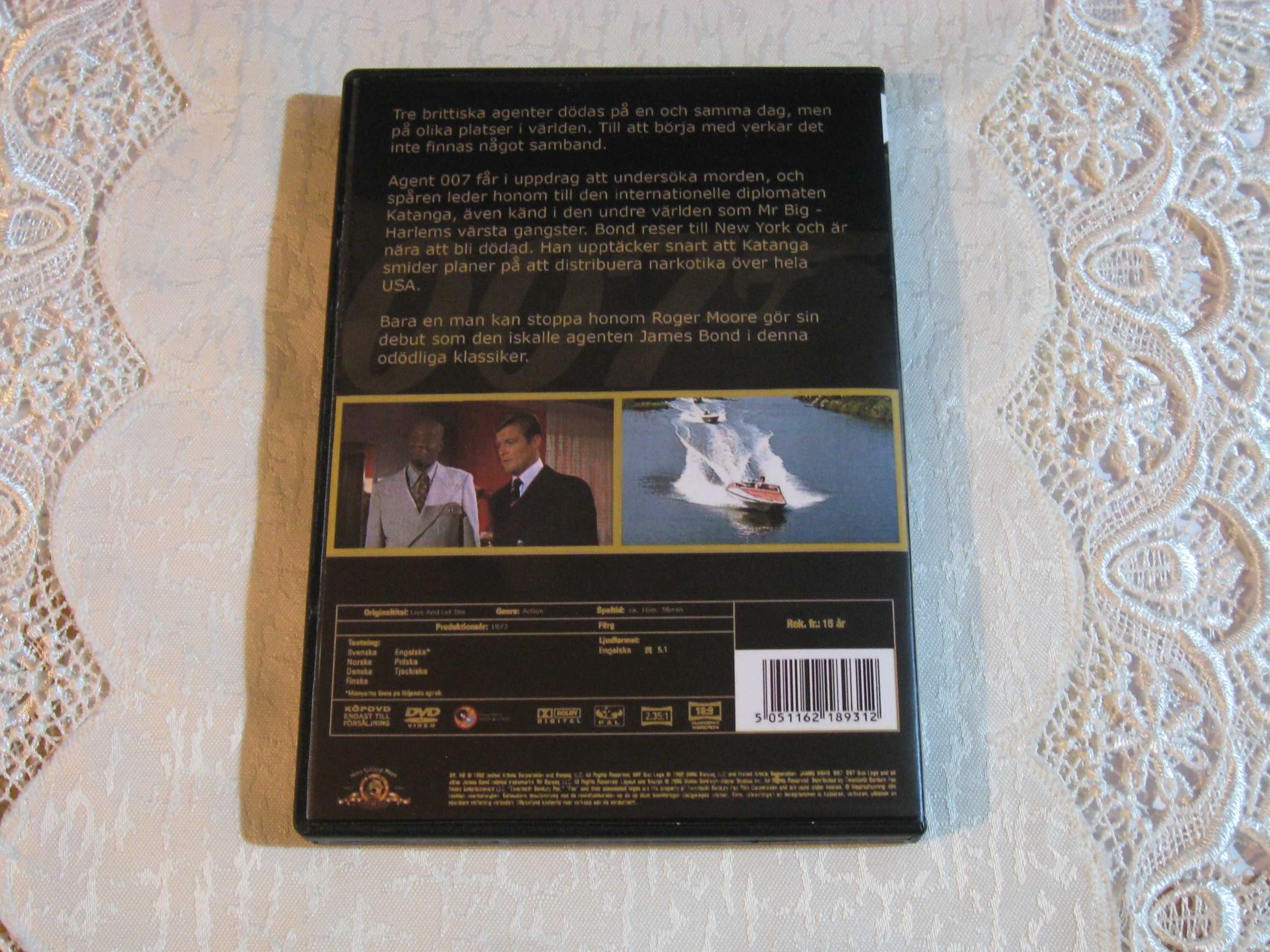 Film DVD James Bond 007: Żyj i pozwól umrzeć 1973 Polski Lektor