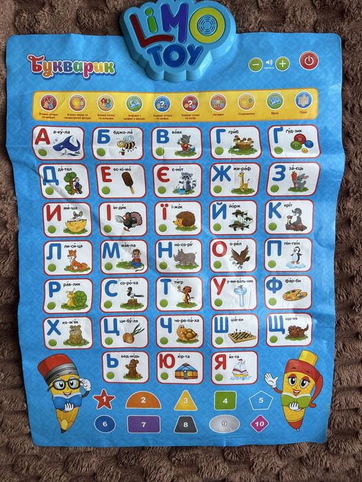 Плакат інтерактивний абетка