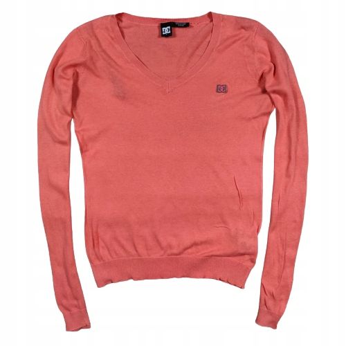 DC Shoes Sweterek Damski V-Neck Logo r. S