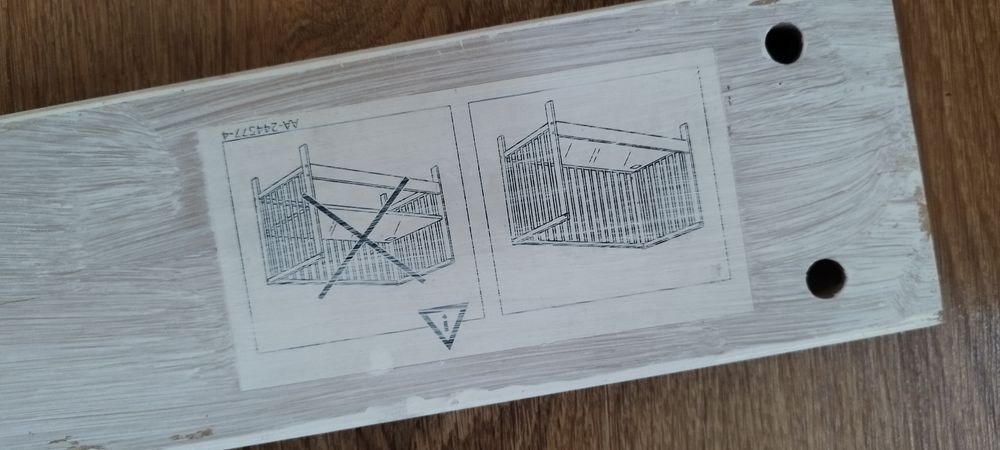 Łóżeczko IKEA białe