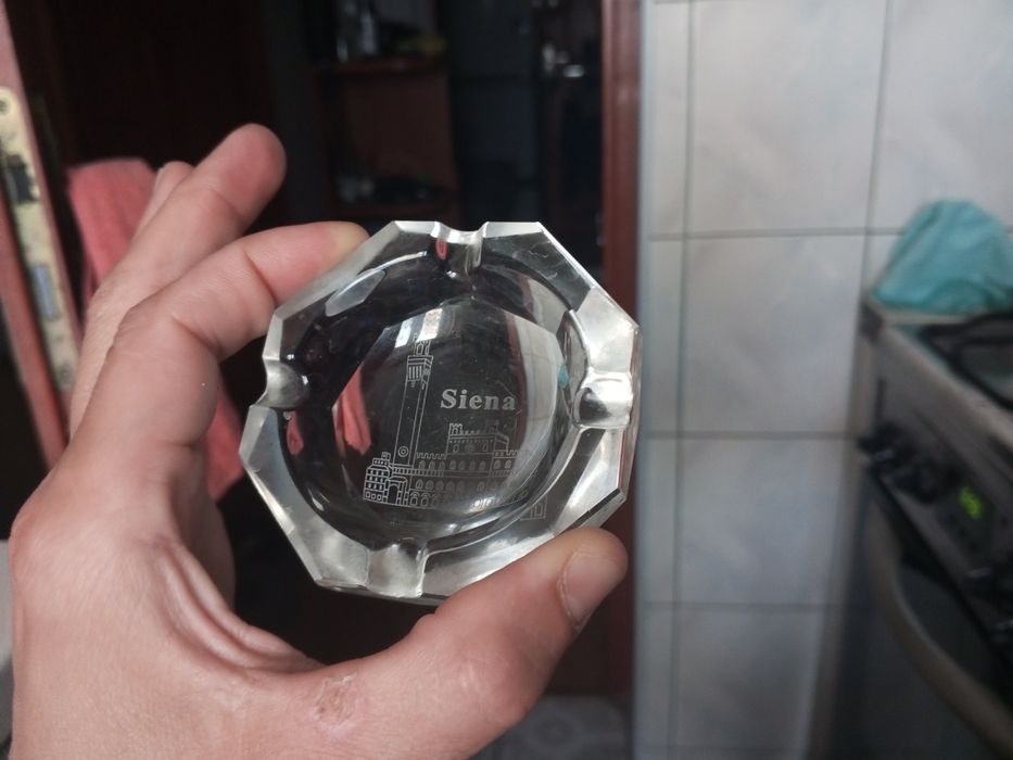 Popielniczka szklana Siena Włochy