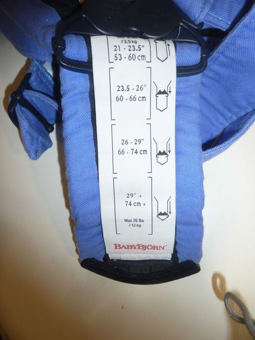 Marsúpio / Porta bebé Baby Bjorn 3,5 kg - 12 kg