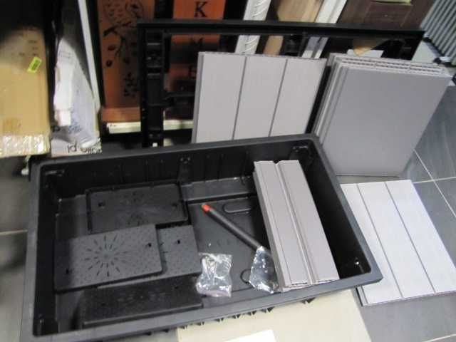 Donica podwyższona grządka dla roślin Keter Seqouia Medium szara 88L