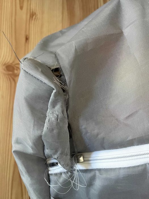 Kojec dla niemowląt 180 x 200 cm szary dla dzieci