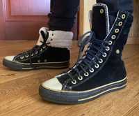 Високі замшеві кеди Converse, 24,5 см