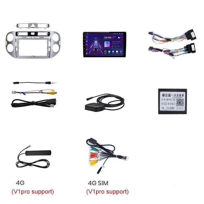 Radio nawigacja VW Volkswagen Tiguan 2006 - 2016 Carplay Android 2GB