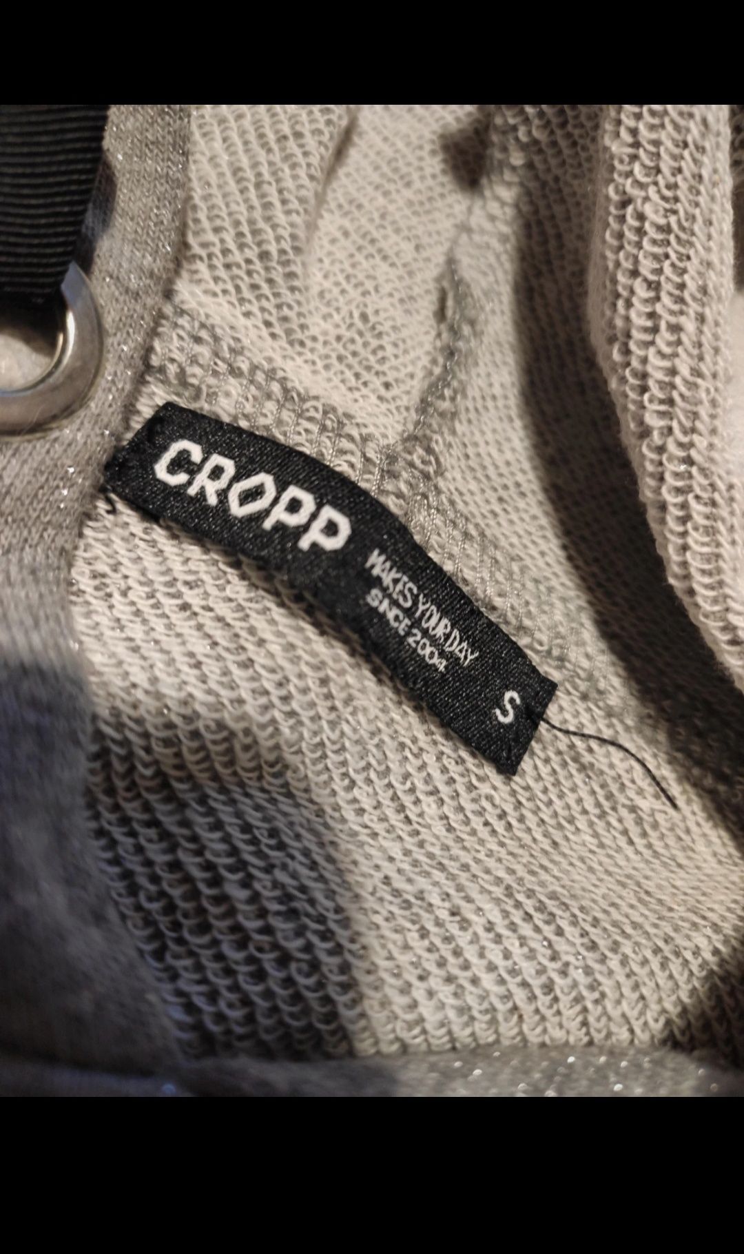 Bluza krótka szara Cropp