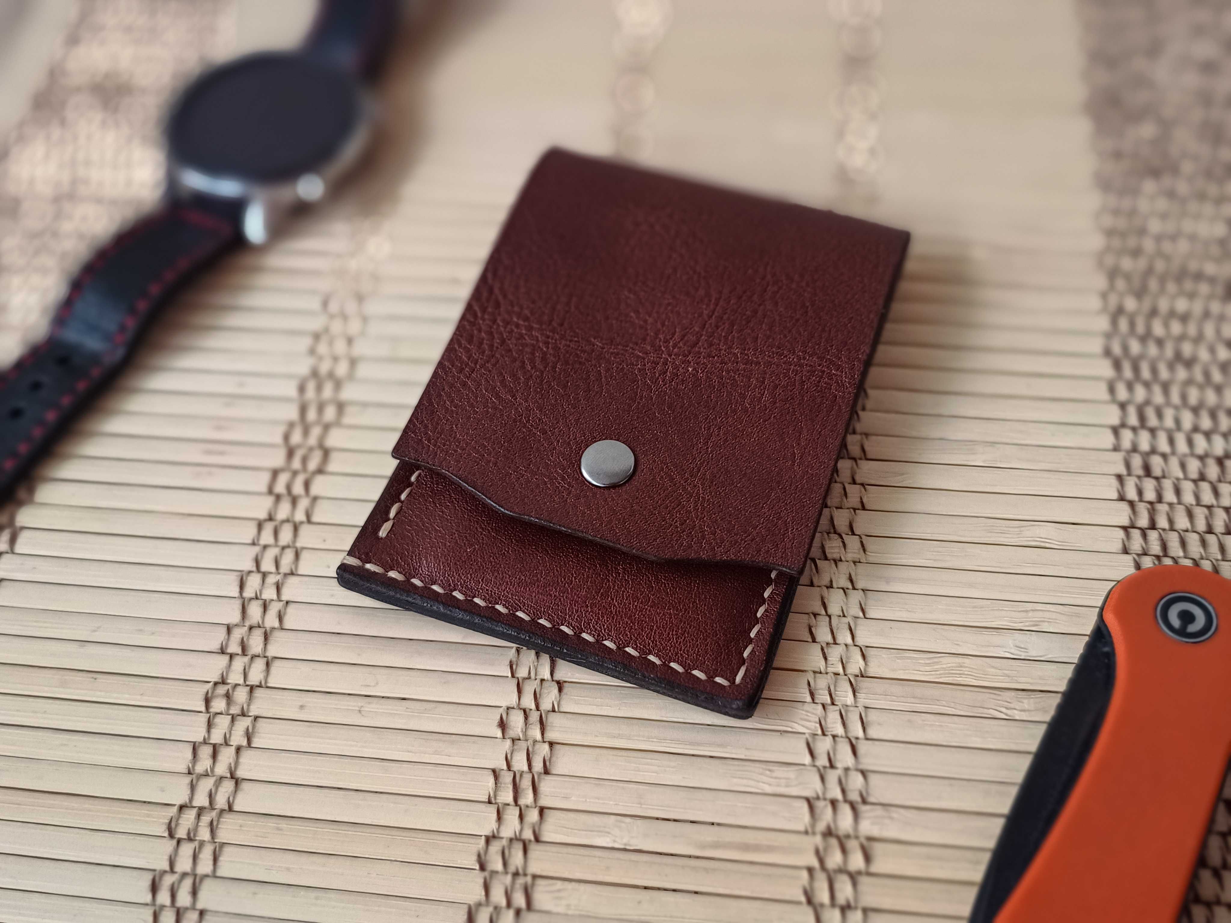 Borubar Skóroszyj - mini portfel z luksusowej skóry Verdi