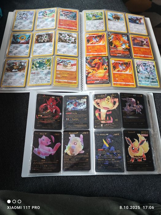 Karty pokemon 2 pełne klasery