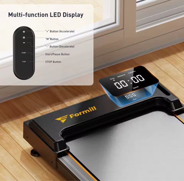 Bieżnia elektryczna domowa Przenośna i kompaktowa