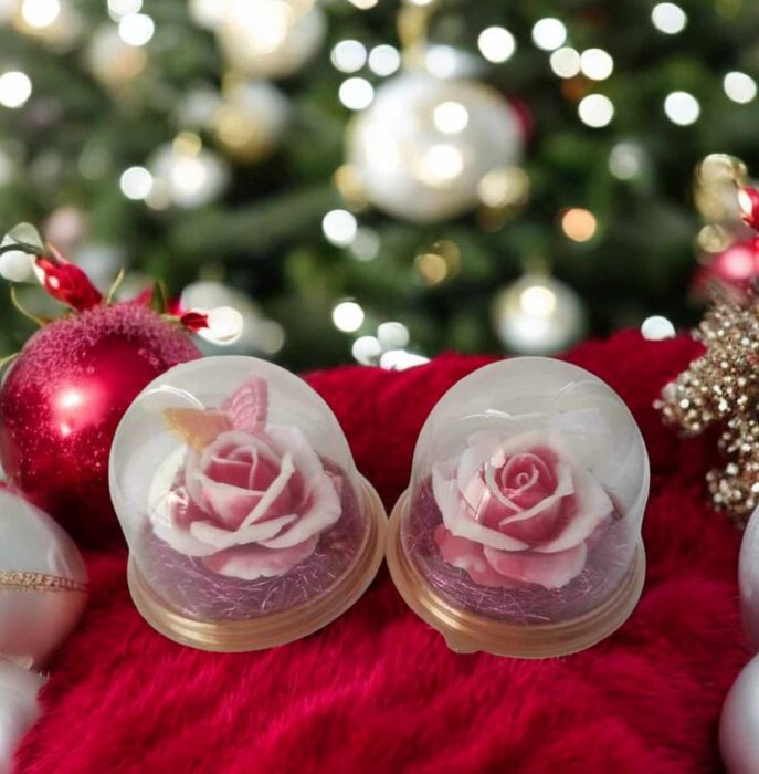 Idealne do Mikołajek mydelko v kopule.