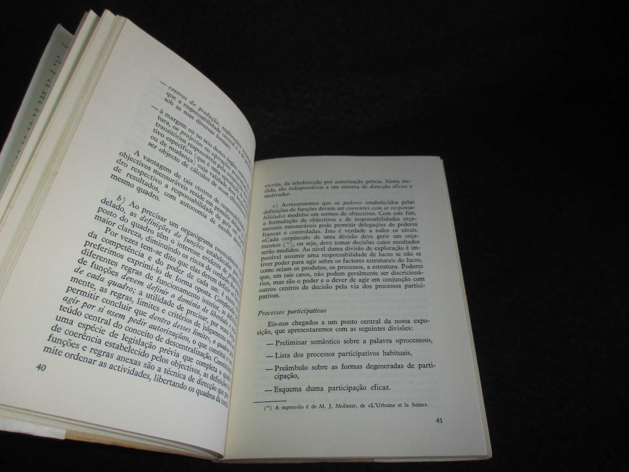 Livro Direcção Participativa por Objectivos Octave Gelinier
