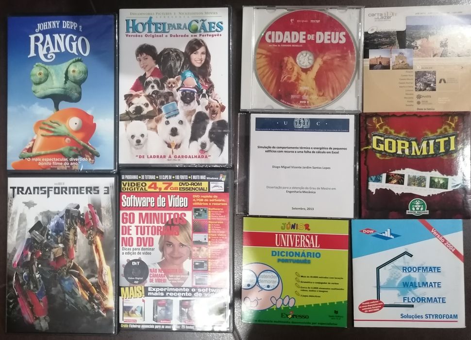 CDS e DVDs originais