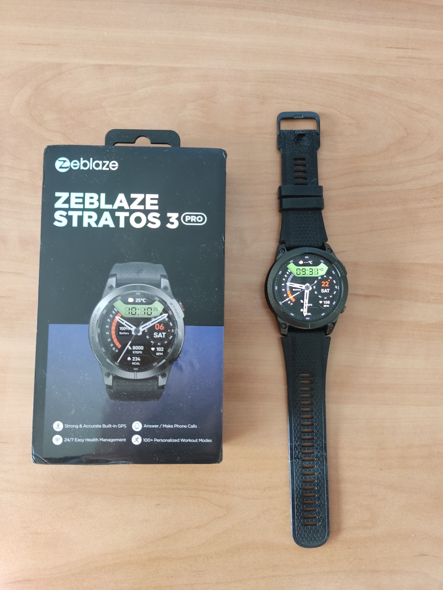 Zeblaze stratos 3 pro smartwatch
