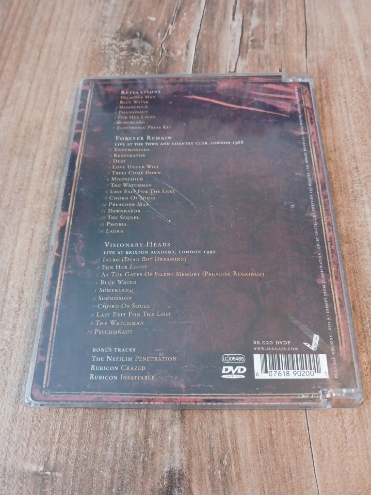 Fields of The Nephilim DVD Gothic rock
