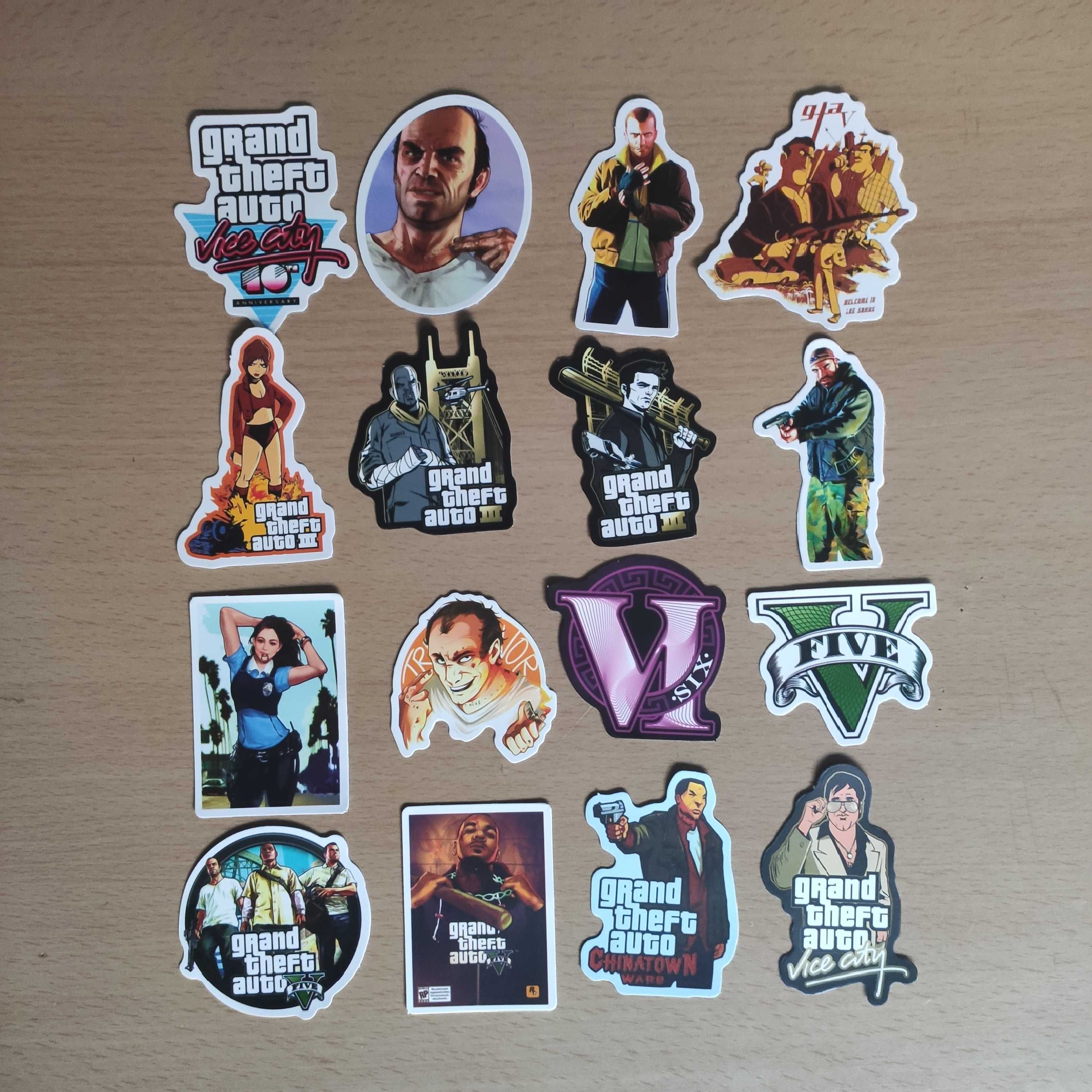 50 Autocolantes Stickers GTA 5