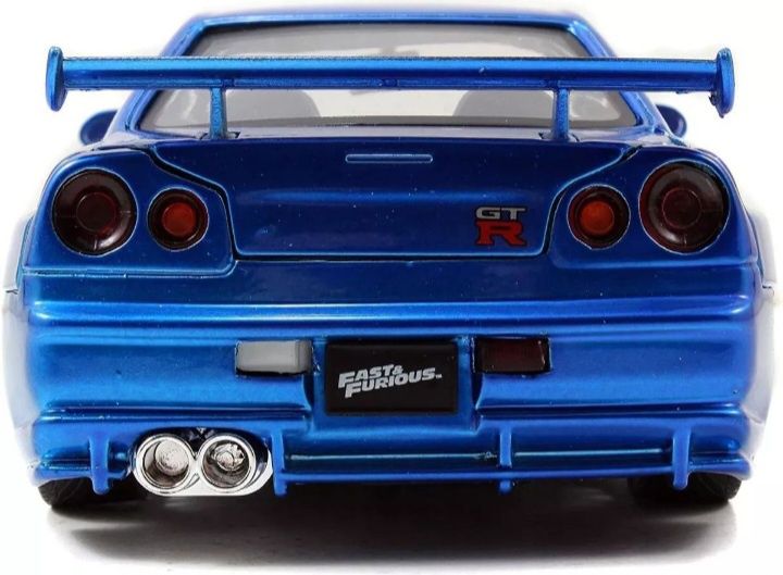 Jada 1:24 fast & furious  nissan skyline GT-R (R34)