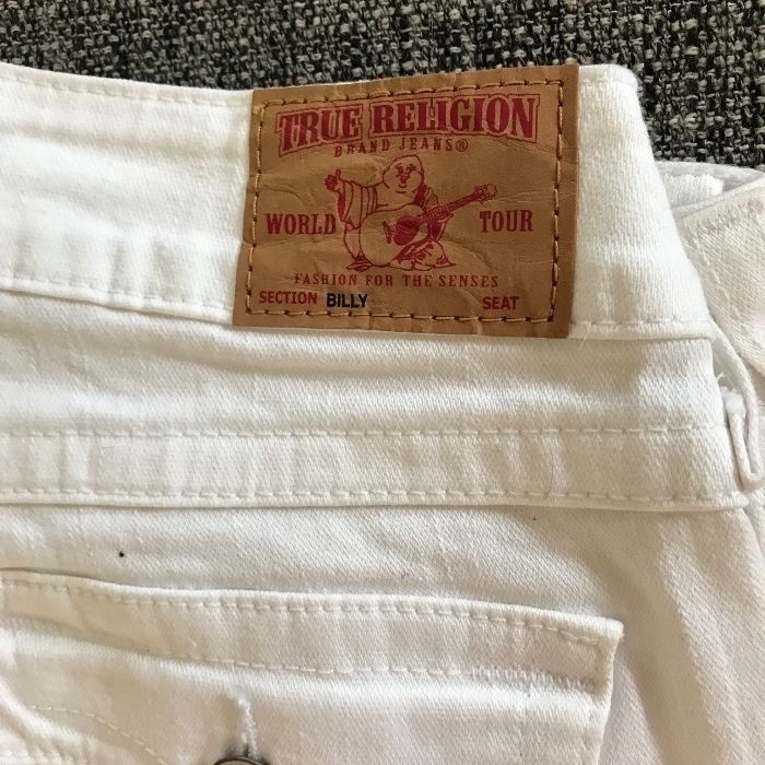True Religion białe spodnie damskie 29 - nowe