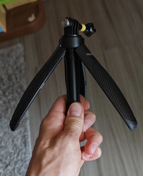 Штатив тринога для экшн камер GoPro, Xiaomi, Sony, SJcam. Мини монопод