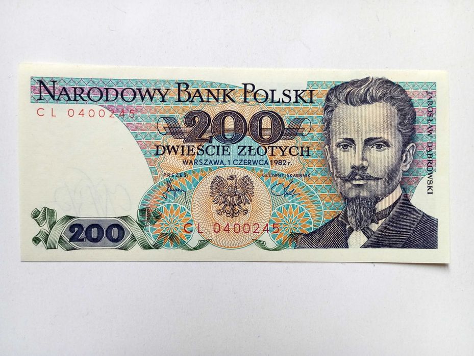 200 zł 1982  - CL -   st. 1  UNC