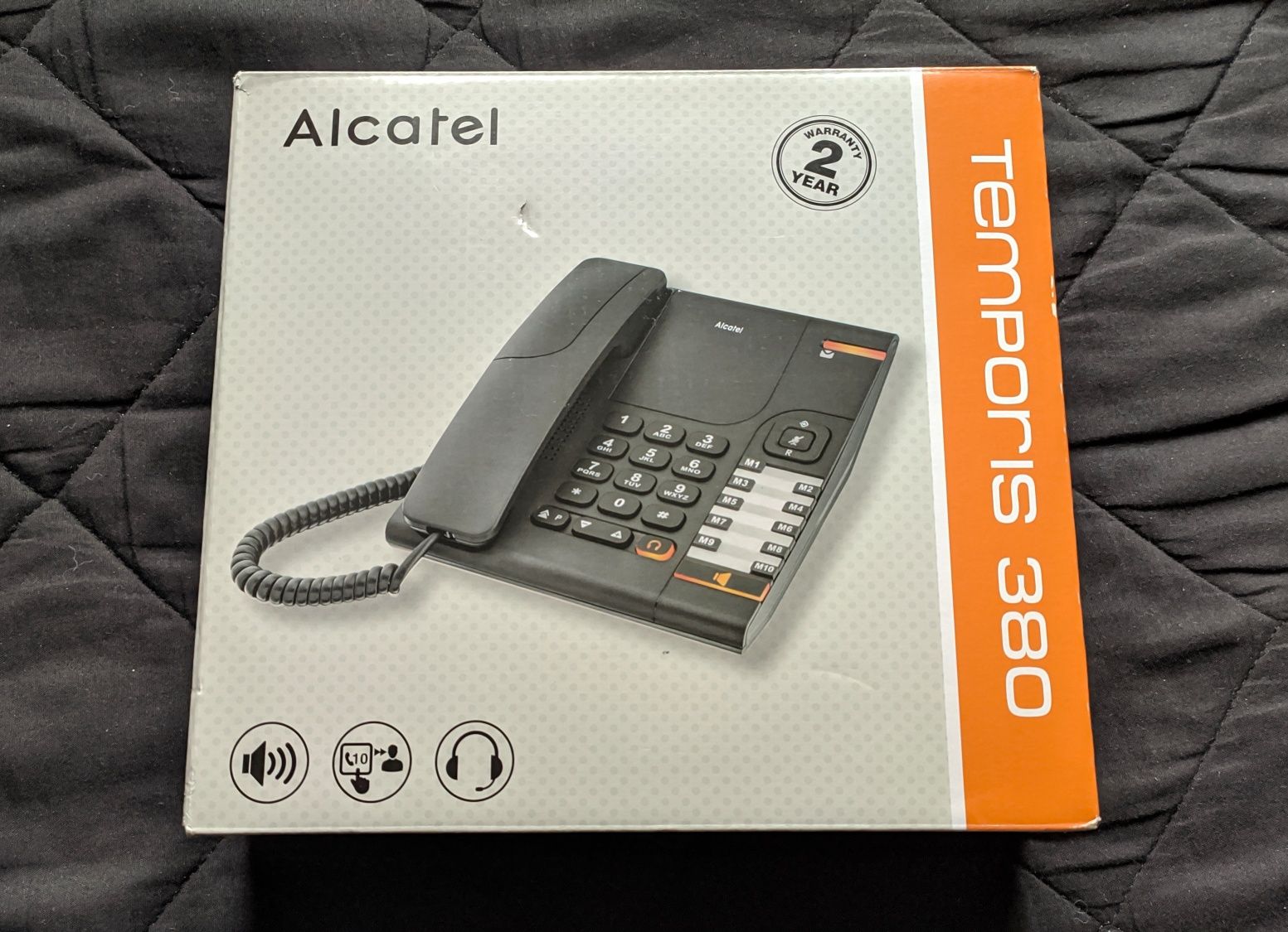 Telefon stacjonarny Alcatel Temporis 380 czarny