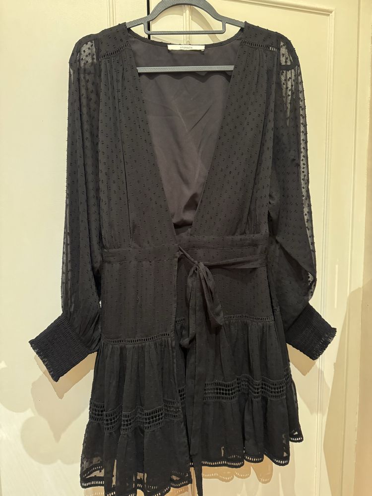 Vestido de folho Uterqüe tamanho M