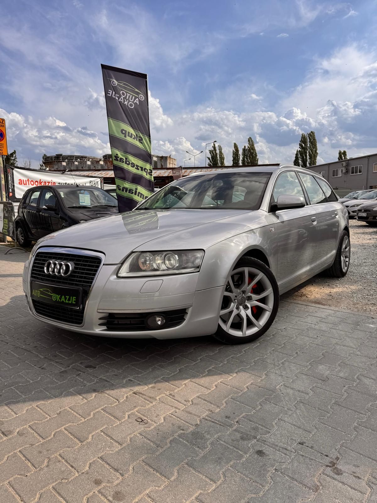 Audi A6/2.0b// AUTOMAT//skóry// szyber// opłaty// alu// NAVI//