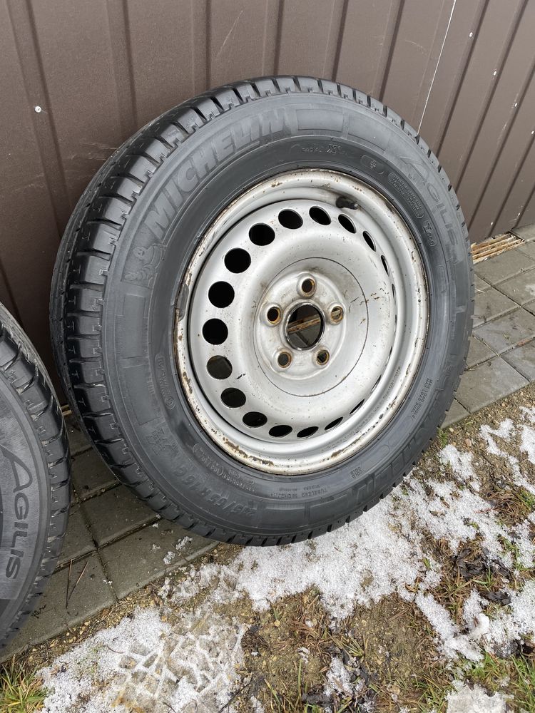 Koła Felgi z Oponami Letnimi Michelin 215/65/16 VW T5 5x120