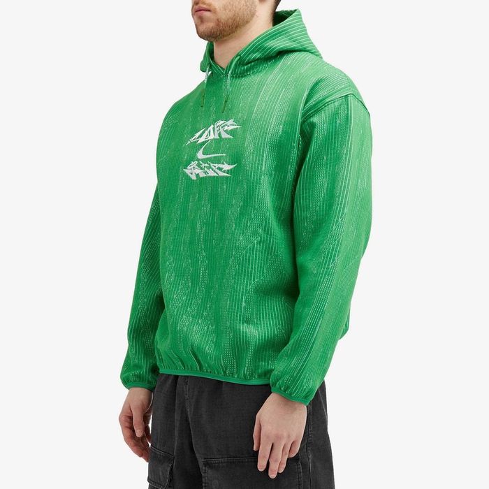 Новая кофта  худи Nike x Off-White ( найк hoodie green ) c америки L