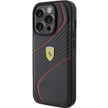 Oryginalne Etui FERRARI hardcase Twist Metal Logo  do Iphone 15 Plus