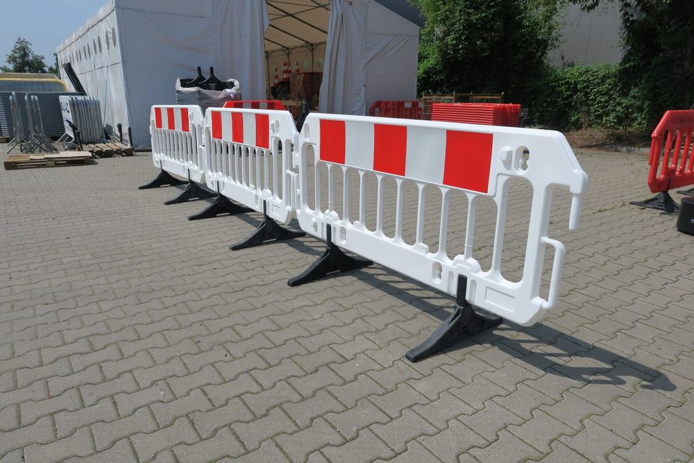 Bariera bhp PCV PVC tymczasowa ostrzegawcza EuroVision (typ Revia)