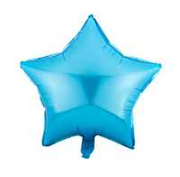 Balon 46 cm gwiazda niebieska