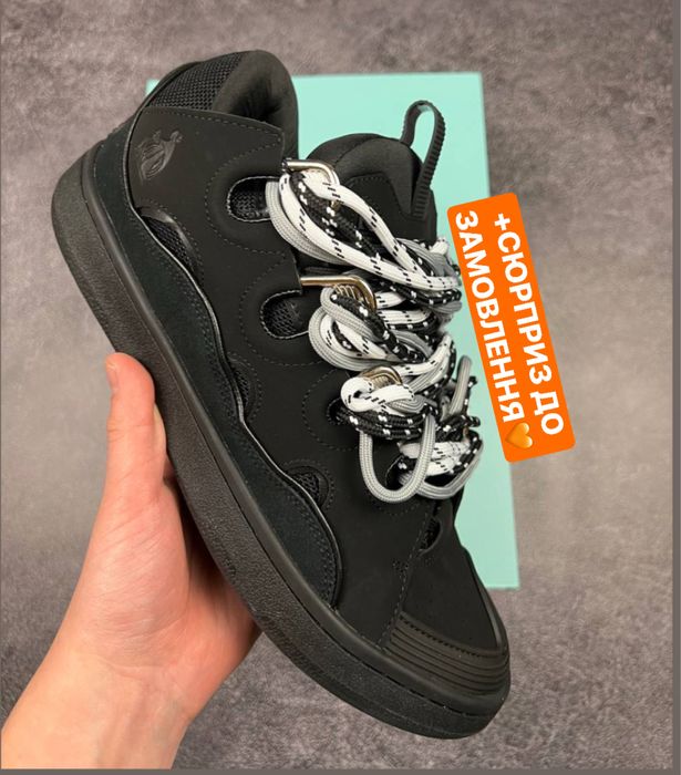 Є В НАЯНВОСТІ‼️ Lanvin Curb Sneakers Gray Premium,ланвін,lanvin,карб,c