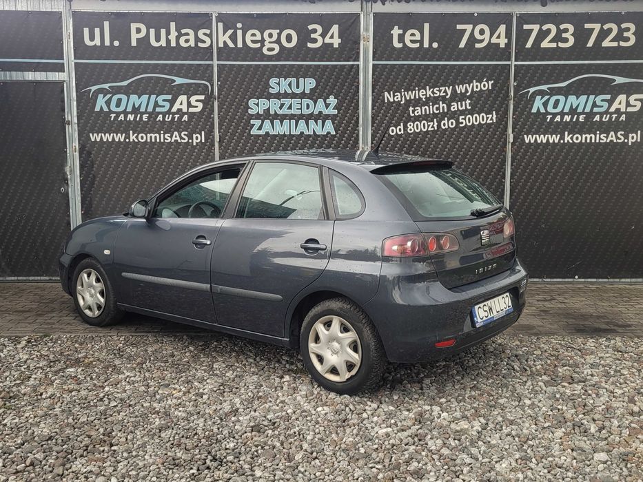 Seat Ibiza 1.4B 75KM 2006r * el szyby klima tempomat * TORUŃ