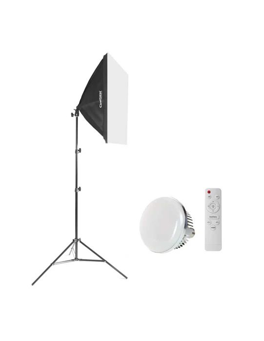 Zestaw 2 lamp SOFTBOX 50x70 300W LED FlatLight - nowe, faktura VAT