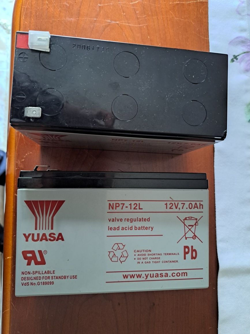 Baterias Yuasa  12V 7Ah