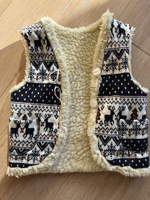 Жилетка з вовни дитяча