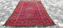 Afgan dywan wełniany ręcznie tkany 277 x 176 cm wełna Afghan